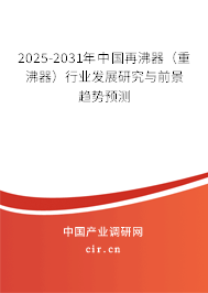2025-2031年中國再沸器（重沸器）行業(yè)發(fā)展研究與前景趨勢預(yù)測