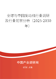 全球與中國(guó)發(fā)動(dòng)機(jī)行業(yè)調(diào)研及行業(yè)前景分析（2025-2030年）