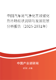 中國(guó)汽車尾氣凈化三效催化劑市場(chǎng)現(xiàn)狀調(diào)研與發(fā)展前景分析報(bào)告（2025-2031年）