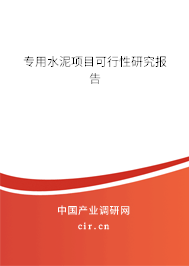 專用水泥項目可行性研究報告
