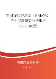 中國鈮酸鉀晶體(KNbO3)產(chǎn)業(yè)深度研究分析報告(2023年版) 中國鈮酸鉀晶體(KNbO3)產(chǎn)業(yè)深度研究分析報告(2023年版)