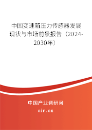 中國變速箱壓力傳感器發(fā)展現(xiàn)狀與市場前景報(bào)告（2024-2030年）