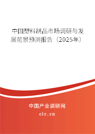 中國塑料制品市場(chǎng)調(diào)研與發(fā)展前景預(yù)測(cè)報(bào)告（2025年）
