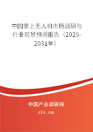 中國(guó)掌上無(wú)人機(jī)市場(chǎng)調(diào)研與行業(yè)前景預(yù)測(cè)報(bào)告（2025-2031年）