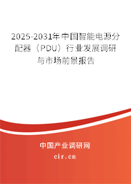 2025-2031年中國智能電源分配器（PDU）行業(yè)發(fā)展調(diào)研與市場前景報告