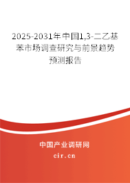 2025-2031年中國1,3-二乙基苯市場調(diào)查研究與前景趨勢預(yù)測報告