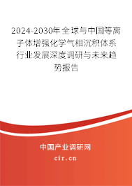 2024-2030年全球與中國等離子體增強(qiáng)化學(xué)氣相沉積體系行業(yè)發(fā)展深度調(diào)研與未來趨勢報(bào)告