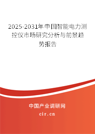 2025-2031年中國智能電力測(cè)控儀市場(chǎng)研究分析與前景趨勢(shì)報(bào)告