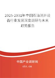 2025-2031年中國石油測井設(shè)備行業(yè)發(fā)展深度調(diào)研與未來趨勢報(bào)告