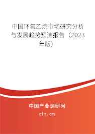 中國環(huán)氧乙烷市場研究分析與發(fā)展趨勢預(yù)測報(bào)告（2023年版）