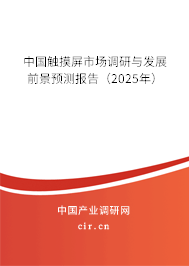 中國觸摸屏市場調研與發(fā)展前景預測報告（2025年）