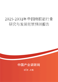 2025-2031年中國(guó)橄欖巖行業(yè)研究與發(fā)展前景預(yù)測(cè)報(bào)告