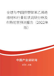 全球與中國擠塑聚苯乙烯絕緣材料行業(yè)現(xiàn)狀調(diào)研分析及市場前景預(yù)測報告（2022年版）