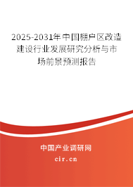 2025-2031年中國棚戶區(qū)改造建設(shè)行業(yè)發(fā)展研究分析與市場前景預(yù)測報告