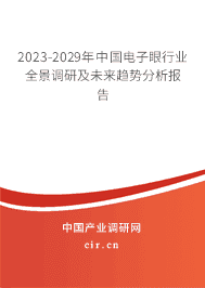 2023-2029年中國(guó)電子眼行業(yè)全景調(diào)研及未來(lái)趨勢(shì)分析報(bào)告 2023-2029年中國(guó)電子眼行業(yè)全景調(diào)研及未來(lái)趨勢(shì)分析報(bào)告