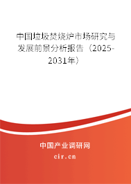 中國垃圾焚燒爐市場研究與發(fā)展前景分析報告（2025-2031年）