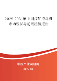 2025-2031年中國煤礦挖斗機(jī)市場現(xiàn)狀與前景趨勢報(bào)告