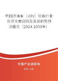中國沙灘車（ATV）輪胎行業(yè)現(xiàn)狀全面調(diào)研及發(fā)展趨勢預(yù)測報告（2024-2030年）