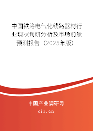 中國鐵路電氣化線路器材行業(yè)現(xiàn)狀調(diào)研分析及市場前景預(yù)測報(bào)告（2025年版）