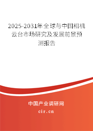 2025-2031年全球與中國相機(jī)云臺(tái)市場(chǎng)研究及發(fā)展前景預(yù)測(cè)報(bào)告