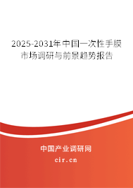 2025-2031年中國一次性手膜市場(chǎng)調(diào)研與前景趨勢(shì)報(bào)告