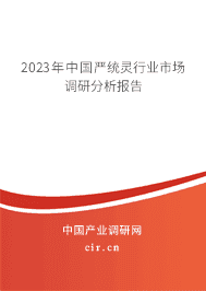 2023年中國嚴統(tǒng)靈行業(yè)市場調(diào)研分析報告 2023年中國嚴統(tǒng)靈行業(yè)市場調(diào)研分析報告