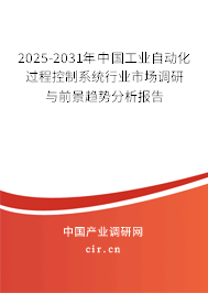 2025-2031年中國(guó)工業(yè)自動(dòng)化過(guò)程控制系統(tǒng)行業(yè)市場(chǎng)調(diào)研與前景趨勢(shì)分析報(bào)告