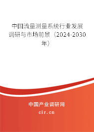 中國流量測量系統(tǒng)行業(yè)發(fā)展調(diào)研與市場前景（2024-2030年）