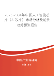 2025-2031年中國人工智能芯片（AI芯片）市場分析及前景趨勢預(yù)測報(bào)告