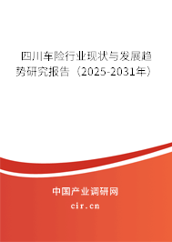 四川車險(xiǎn)行業(yè)現(xiàn)狀與發(fā)展趨勢(shì)研究報(bào)告（2025-2031年）