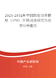 2025-2031年中國智能功率模塊（IPM）市場調查研究與前景分析報告
