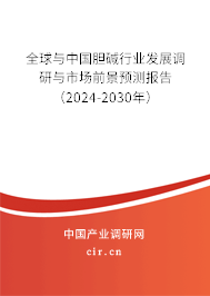 全球與中國膽堿行業(yè)發(fā)展調(diào)研與市場前景預(yù)測報告（2024-2030年）