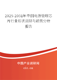 2025-2031年中國(guó)電源管理芯片行業(yè)現(xiàn)狀調(diào)研與趨勢(shì)分析報(bào)告