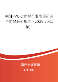 中國(guó)PVC-O管材行業(yè)發(fā)展研究與前景趨勢(shì)報(bào)告（2025-2031年）