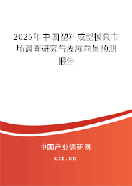 2025年中國(guó)塑料成型模具市場(chǎng)調(diào)查研究與發(fā)展前景預(yù)測(cè)報(bào)告