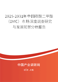 2025-2031年中國(guó)碳酸二甲酯（DMC）市場(chǎng)深度調(diào)查研究與發(fā)展前景分析報(bào)告