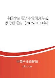 中國小店經(jīng)濟市場研究與前景分析報告（2025-2031年）