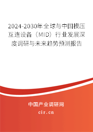 2024-2030年全球與中國模壓互連設備（MID）行業(yè)發(fā)展深度調研與未來趨勢預測報告