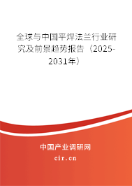 全球與中國平焊法蘭行業(yè)研究及前景趨勢(shì)報(bào)告(2025-2031年) 全球與中國平焊法蘭行業(yè)研究及前景趨勢(shì)報(bào)告(2025-2031年)