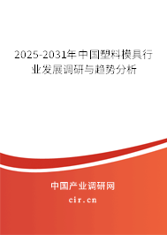 2025-2031年中國(guó)塑料模具行業(yè)發(fā)展調(diào)研與趨勢(shì)分析