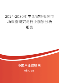 2024-2030年中國完整表芯市場調(diào)查研究與行業(yè)前景分析報告