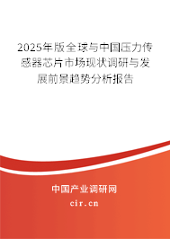 2025年版全球與中國壓力傳感器芯片市場現(xiàn)狀調(diào)研與發(fā)展前景趨勢分析報(bào)告