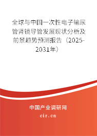 全球與中國(guó)一次性電子輸尿管腎鏡導(dǎo)管發(fā)展現(xiàn)狀分析及前景趨勢(shì)預(yù)測(cè)報(bào)告（2025-2031年）