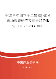 全球與中國(guó)正十二硫醇(NDM)市場(chǎng)調(diào)查研究及前景趨勢(shì)報(bào)告（2025-2031年）