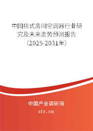 中國掛式房間空調(diào)器行業(yè)研究及未來走勢預測報告（2025-2031年）