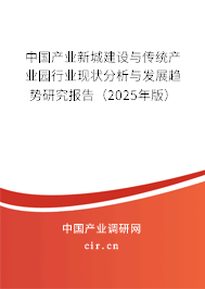 中國產(chǎn)業(yè)新城建設(shè)與傳統(tǒng)產(chǎn)業(yè)園行業(yè)現(xiàn)狀分析與發(fā)展趨勢研究報(bào)告（2025年版）
