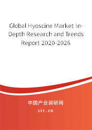 Global Hyoscine Market In-Depth Research and Trends Report 2020-2026 Global Hyoscine Market In-Depth Research and Trends Report 2020-2026
