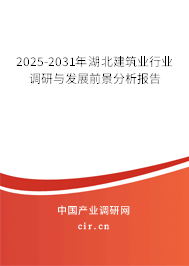 2025-2031年湖北建筑業(yè)行業(yè)調(diào)研與發(fā)展前景分析報告