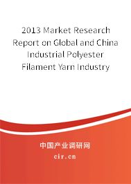 2013 Market Research Report on Global and China Industrial Polyester Filament Yarn Industry 2013 Market Research Report on Global and China Industrial Polyester Filament Yarn Industry