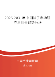 2025-2031年中國襪子市場(chǎng)研究與前景趨勢(shì)分析